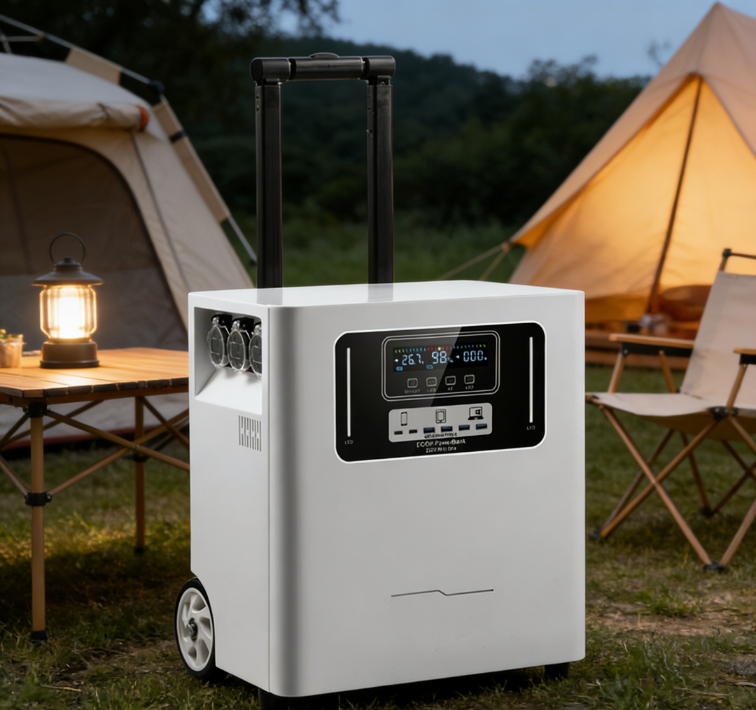 3.5KWH 5.3KWH Portable Solar Power Station Lithium Ion Battery with Pure Sine Wave Inverter for Outdoor Use