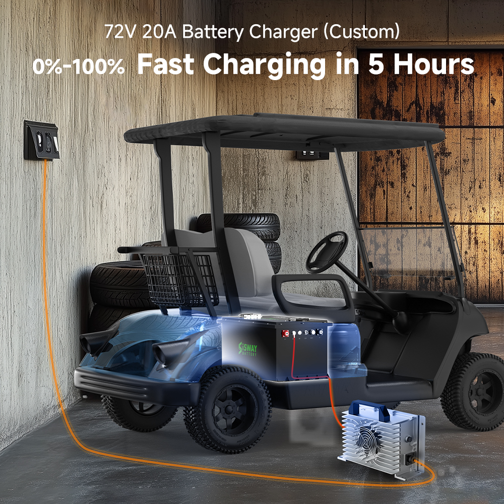 Customized Electric 48V Golf Cart Lithium Battery Pack 36V 48V 72V 100Ah 200Ah 300Ah For Lifepo4 Golf Cart Battery