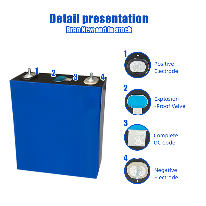 Free Shipping EU Country Grade a LiFePO4 230ah 3.2V Lf230 230ah 250ah for Household Solar Lithium Iron Phosphate Cell
