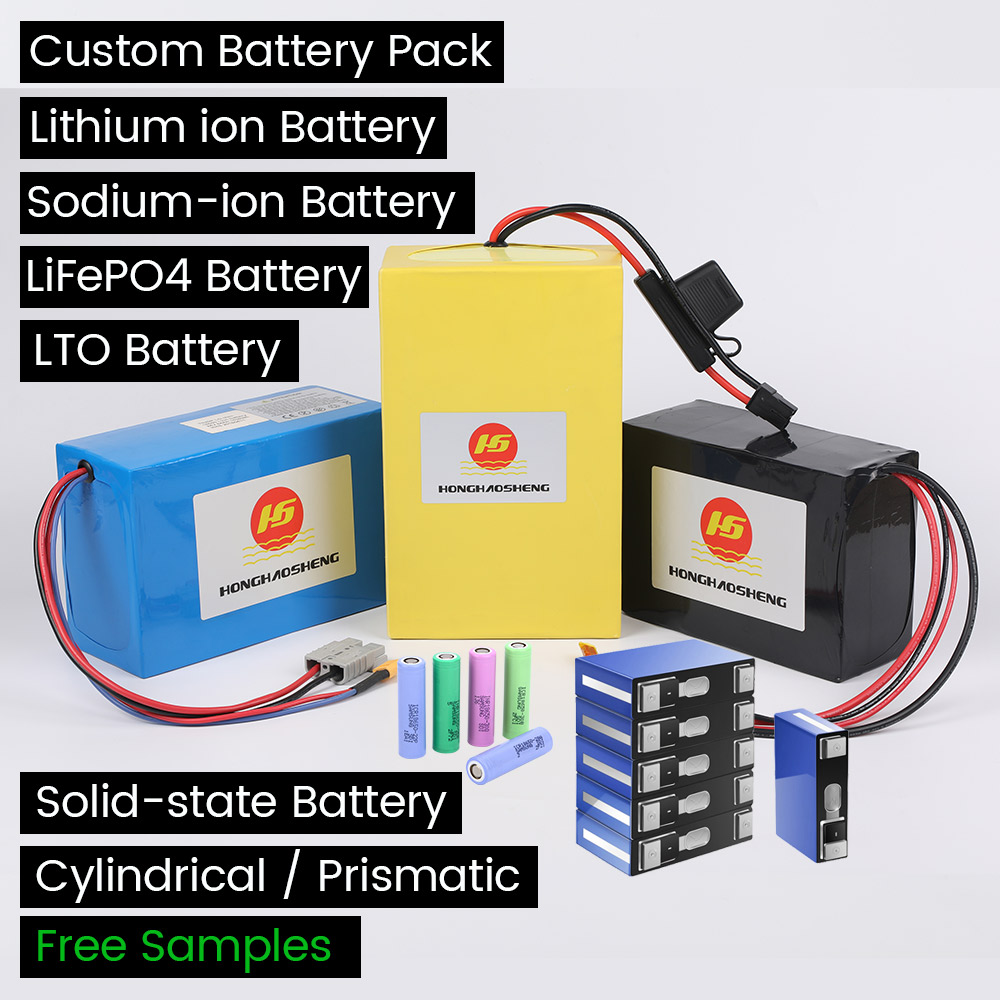 Custom LFP Battery Pack 12v 24v 36v 48v 60v 72v Lithium Iron Phosphate Battery 20ah 25ah 30ah 50ah 100ah Lifepo4 Battery Pack