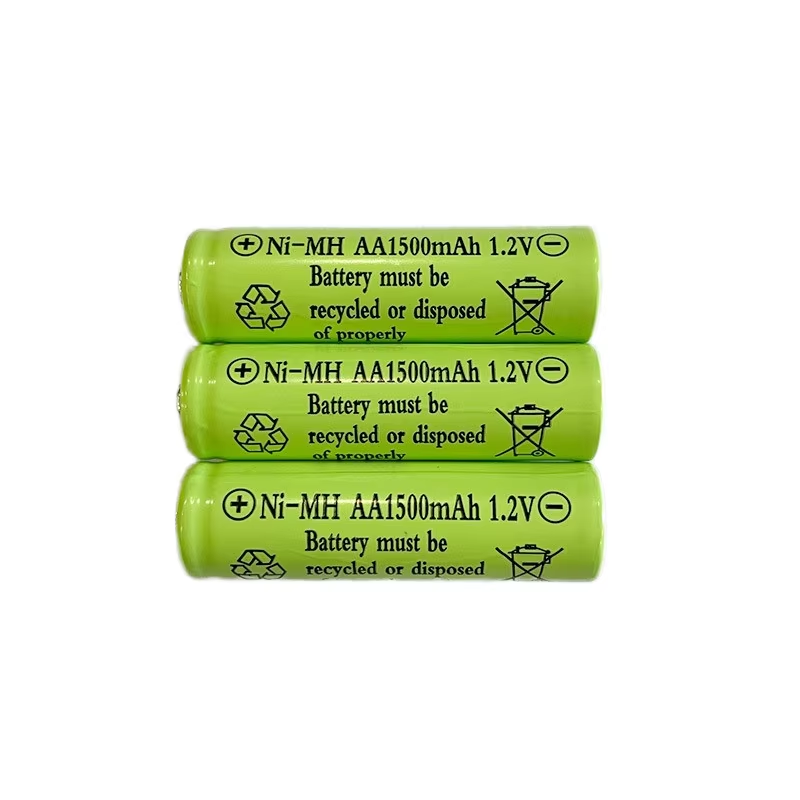 Nickel-hydrogen AA Rechargeable Battery With Full Capacity Of 1.2V1500mAh For Solar Street Light Warning Lamp Battery