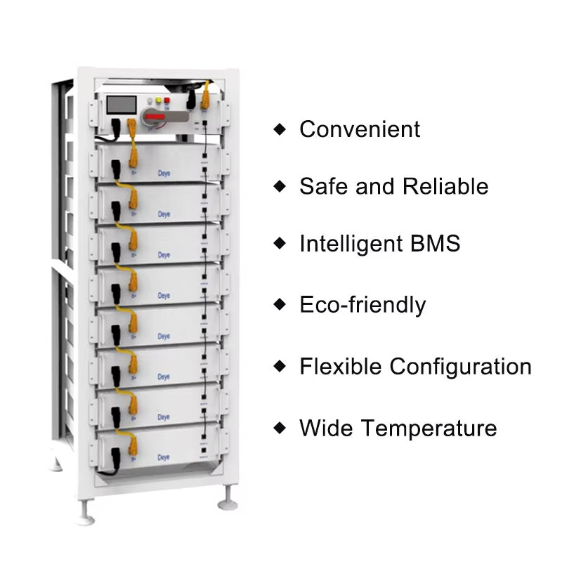 Deye Battery LiFePO4 Battery BOS-G Pro Rack-Mounted High Voltage 5.12kWh Energy Storage Lithium-Ion Batteries for Sale