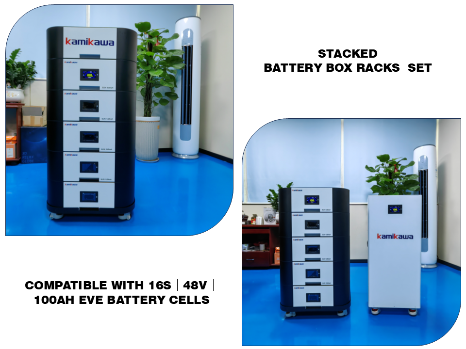 Stacking Battery Box Racks Option 2