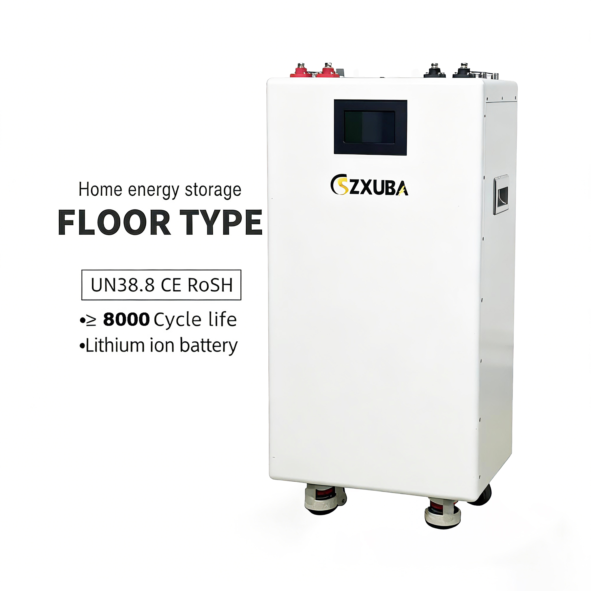 SZXUBA 51.2V280Ah 314AH JK Bms 200A Lifepo4 Energy Storage Fire Extinguisher 15kwh Floor Mounted Lithium Ion Battery Pack