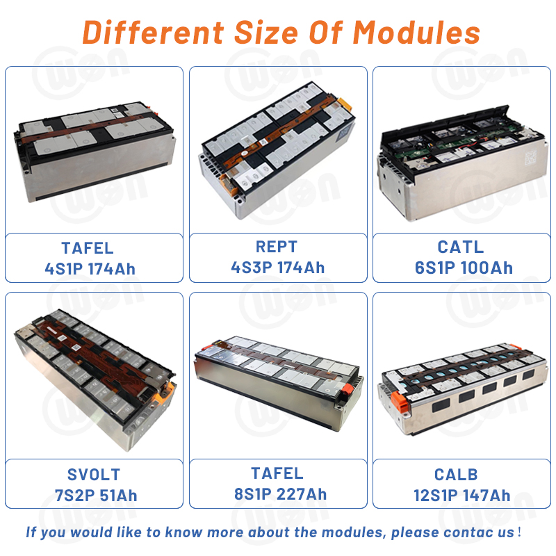 4s1p 6s1p 12s1p 150ah 174ah 100ah 139ah 114ah 130ah 37ah Electric Car Ev Battery Power Modules Ev Nmc Lithium Ion Battery Pack