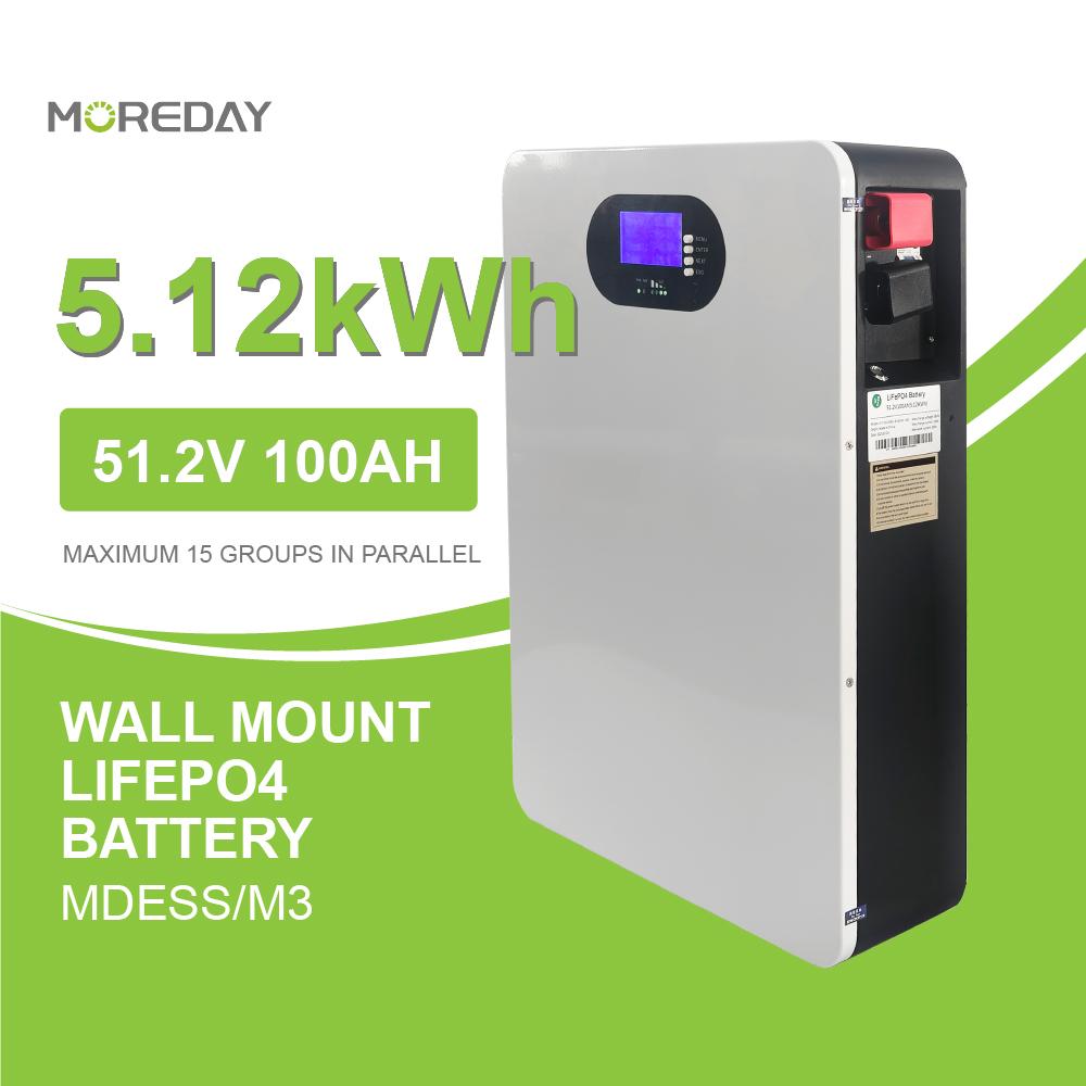 MOREDAY Lithium Home Energy Storage Battery for Hybrid Inverter Systems