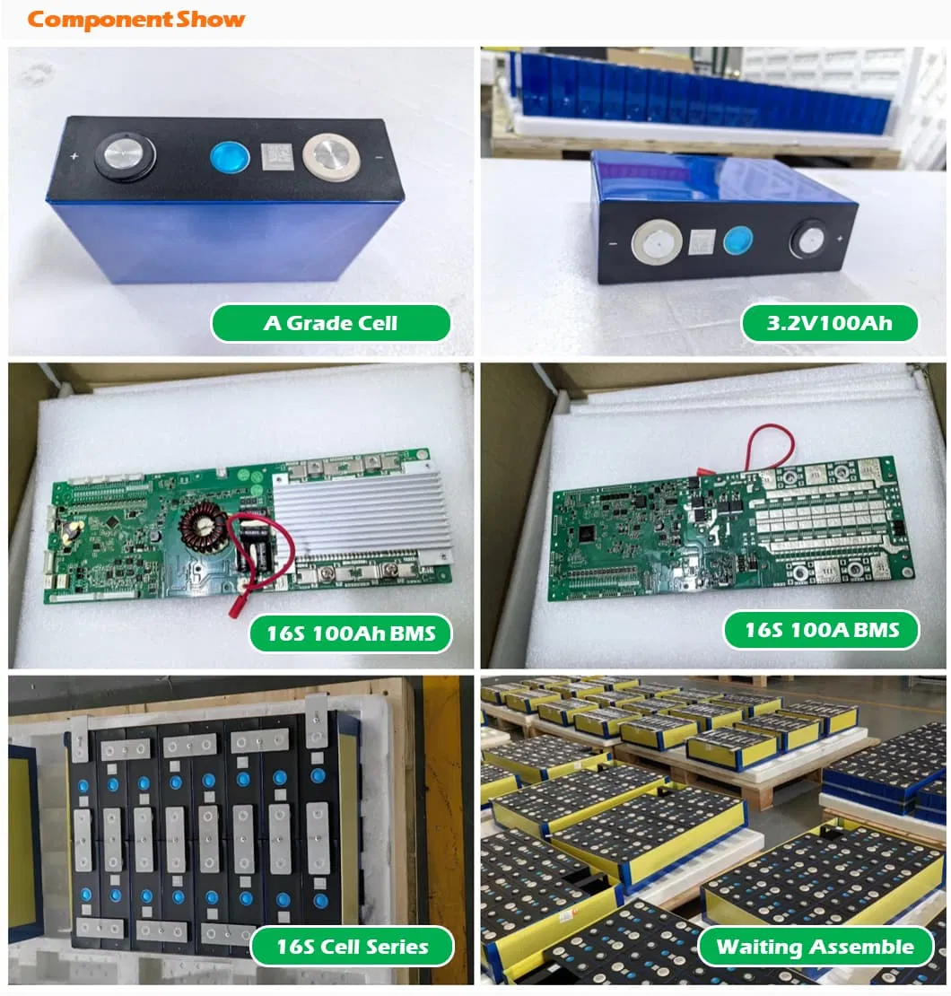 Lithium Ion LiFePO4 Polymer Iron Phosphate Rechargeable Lithium Battery Pack for Solar Electric Bike/Power Storage
