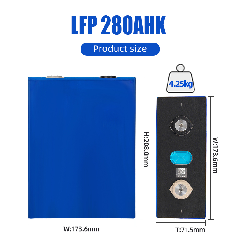 Tax Free Europe LiFePO4 Battery Cell 3.2V 280ah Baterias De Litio 280K Solar Zellen Solarbatterie Lithium Iron Phosphate Betteri