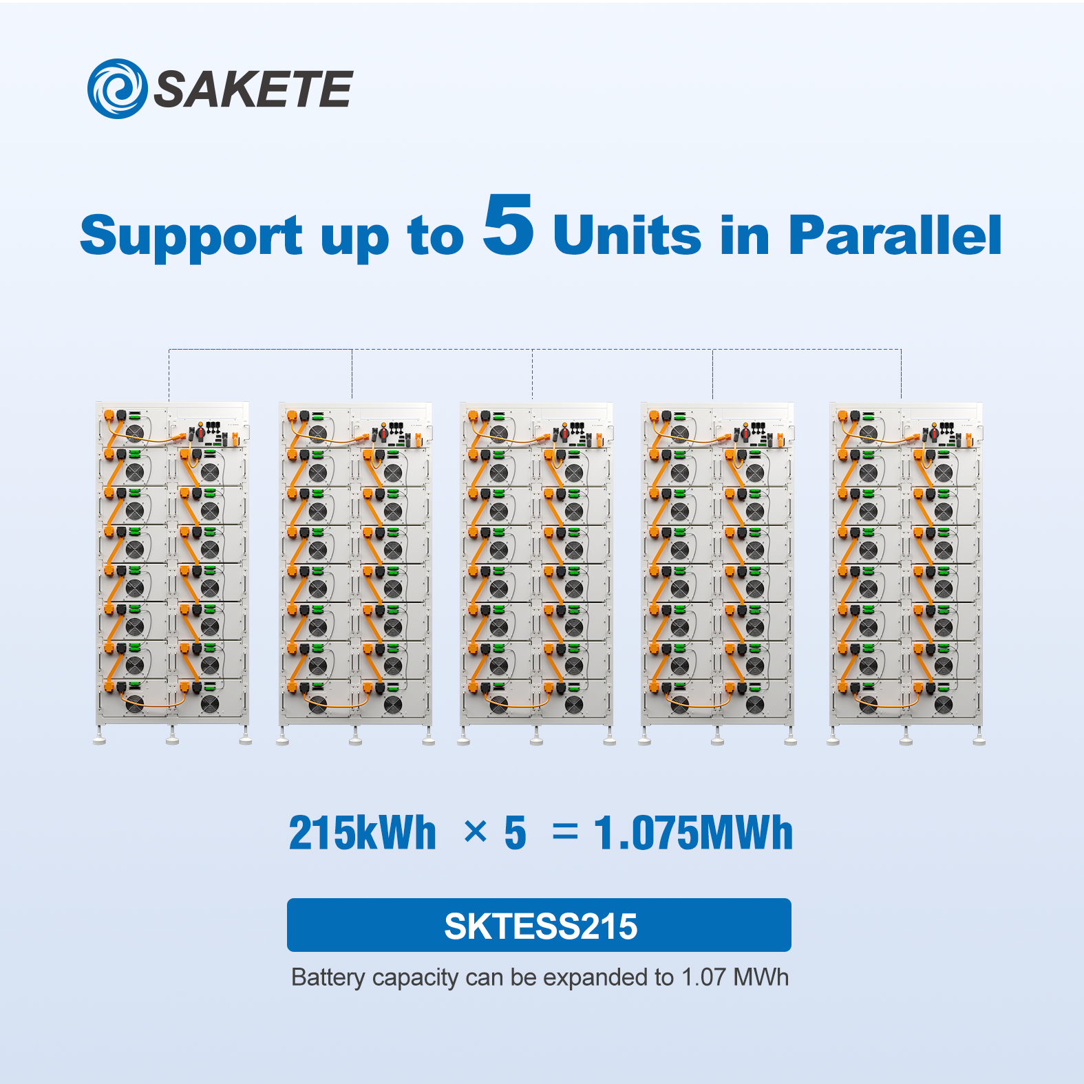 Rack-mounted 215kwh 241kwh LIfePo4 IP54 Off Grid Hybrid Solar Energy Storage Pack Lithium Battery for Commercial Farm Industrial