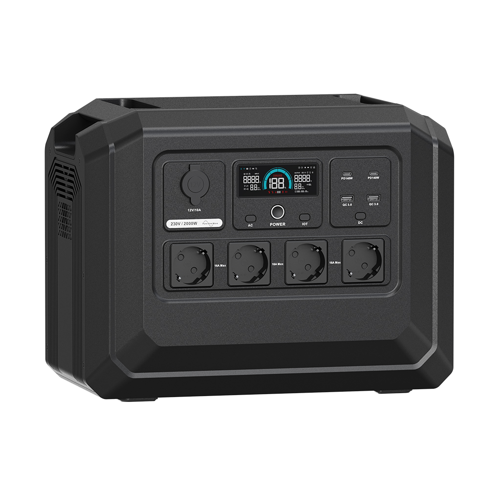 SOUOP S1Lite 2000W Portable Solar Generator 1024Wh LiFePO4 Battery Portable Power Station With APP, Fast Charging