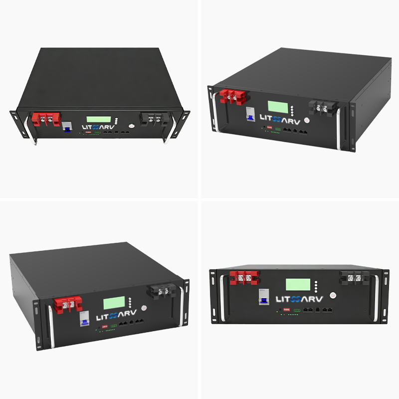 Litharv Rack Mounted 51.2V 200Ah 10.24KWh Lithium Ion LiFePO4 Battery for Residential Energy Storage System