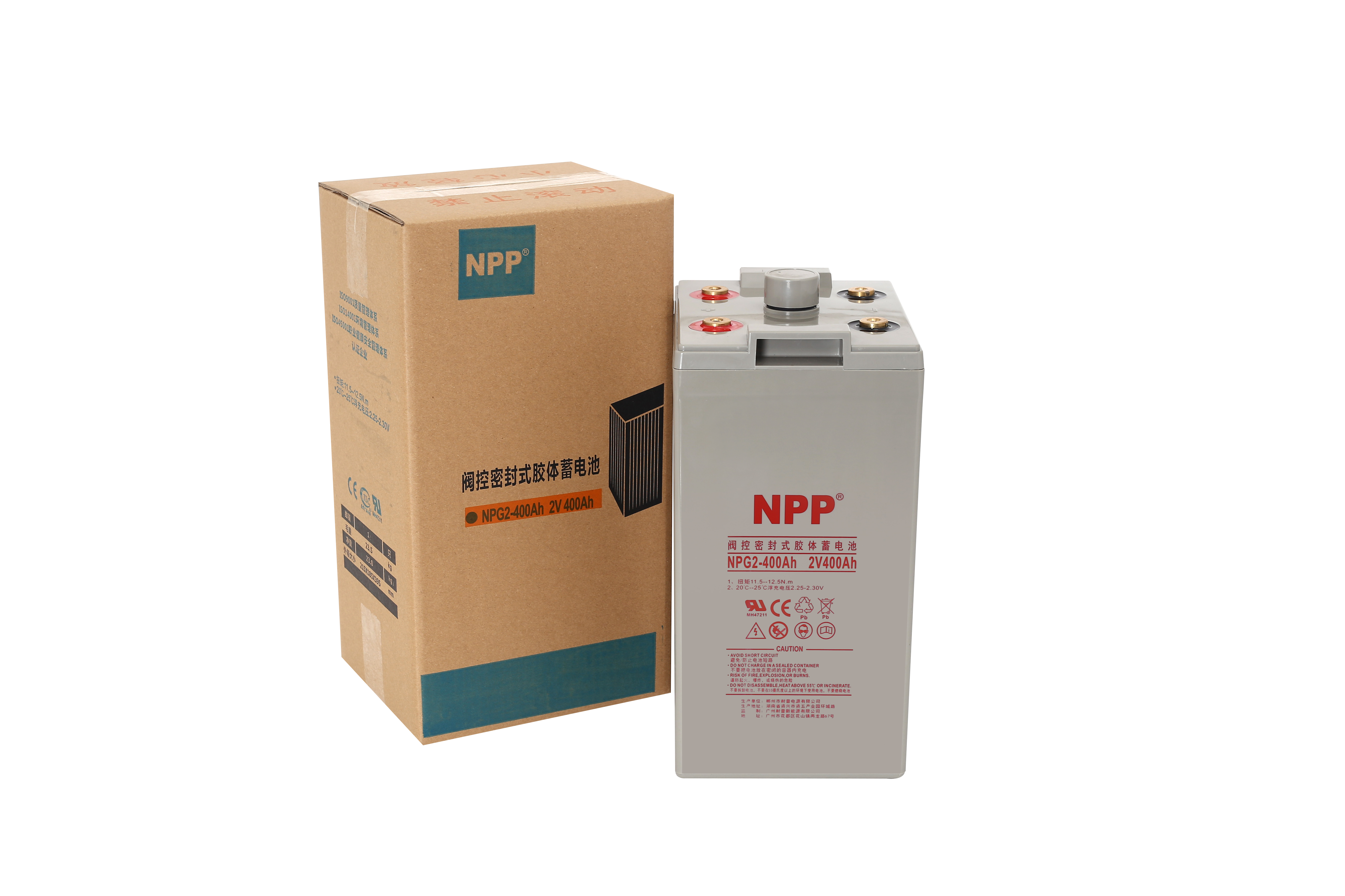 OEM NPP NPG2-400Ah 2V 400Ah Tubular Gel OPzV Lead Acid Battery for Industrial UPS/Telecom Backup Power CN