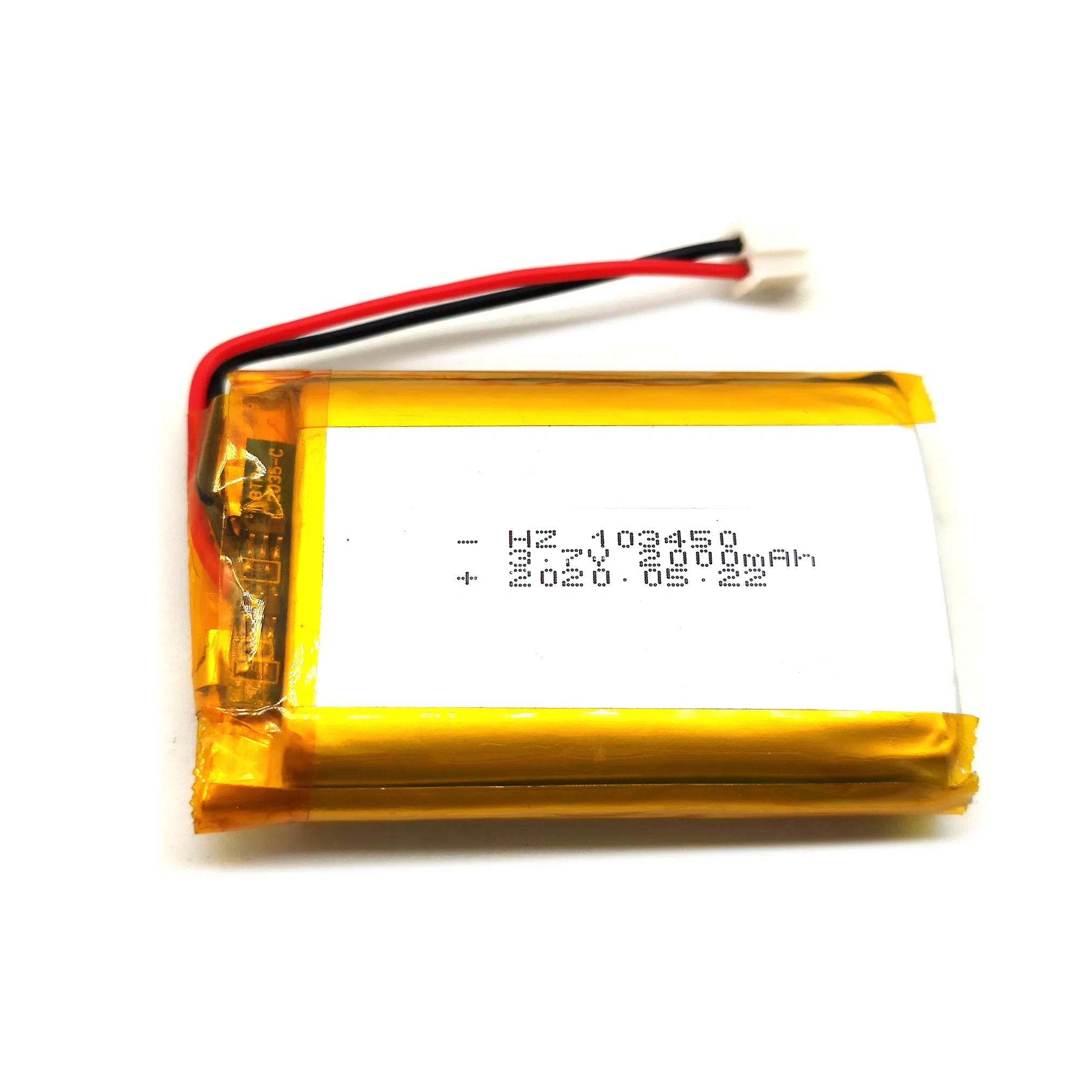 Factory Lithium Polymer Battery Lipo Cell 3.7V 103450 2000mAh for Wireless Tracker