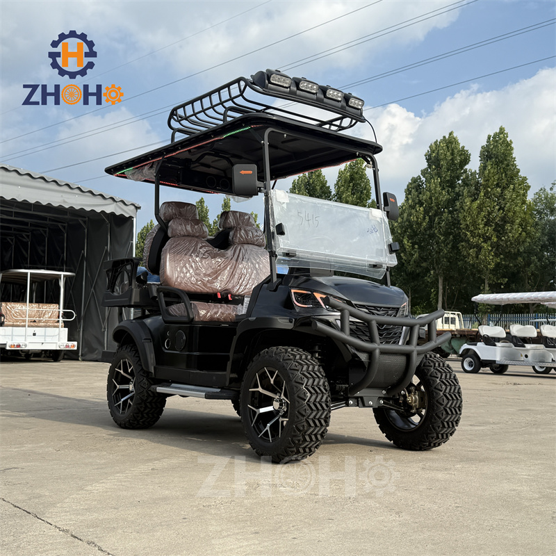 72V Lithium Battery AC Motor Customized 4-seat Golf Cart, Electric Golf Cart Available.