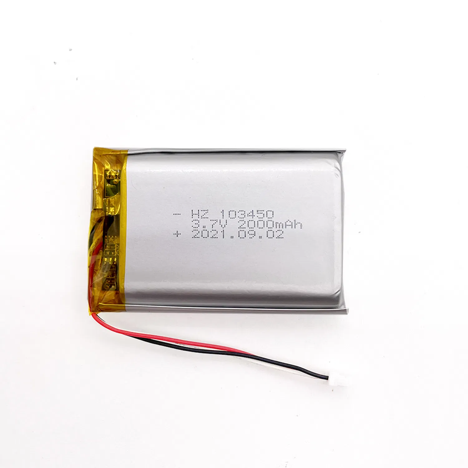 Factory Lithium Polymer Battery Lipo Cell 3.7V 103450 2000mAh for Wireless Tracker