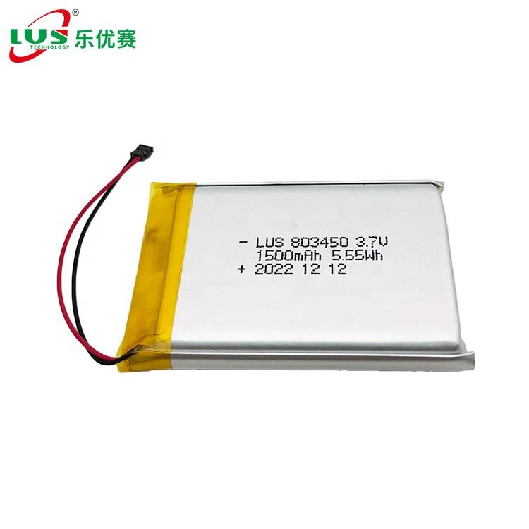 3.7 V Lithium Polymer Battery 803450 Polymer Li-ion Battery1500mAh