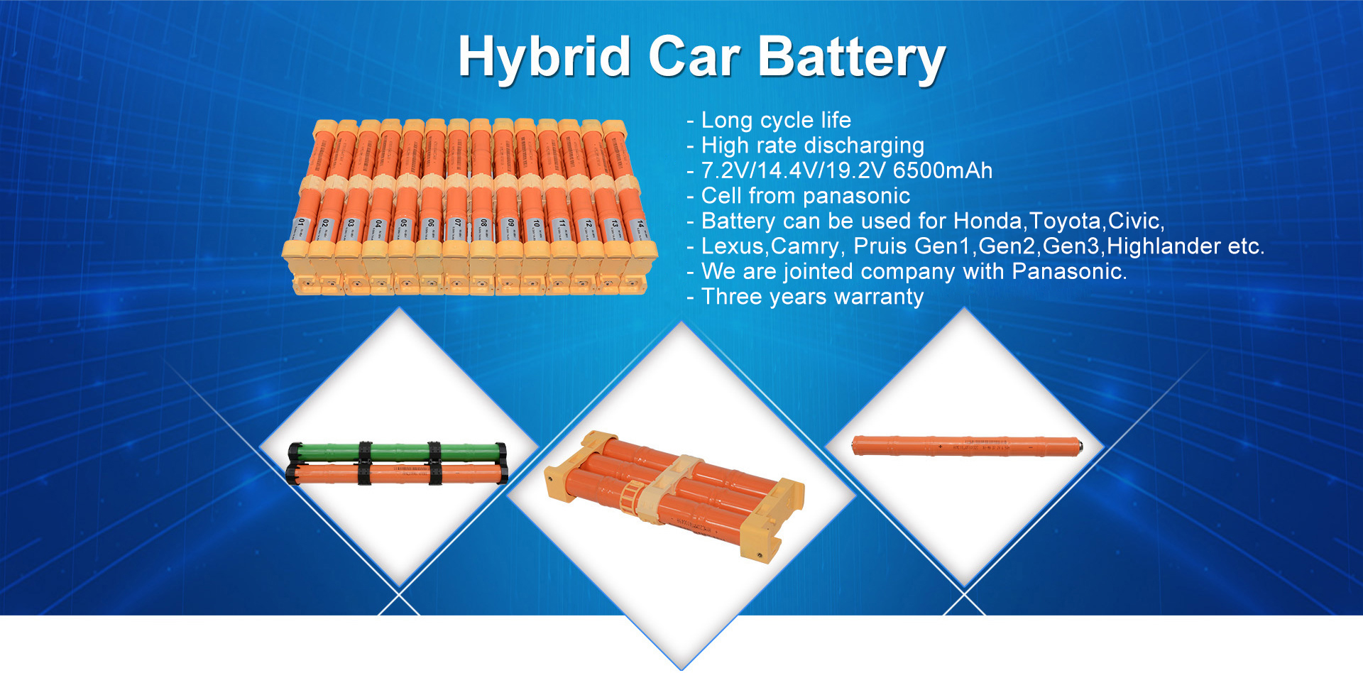 Hybrid Car Battery Product Overview