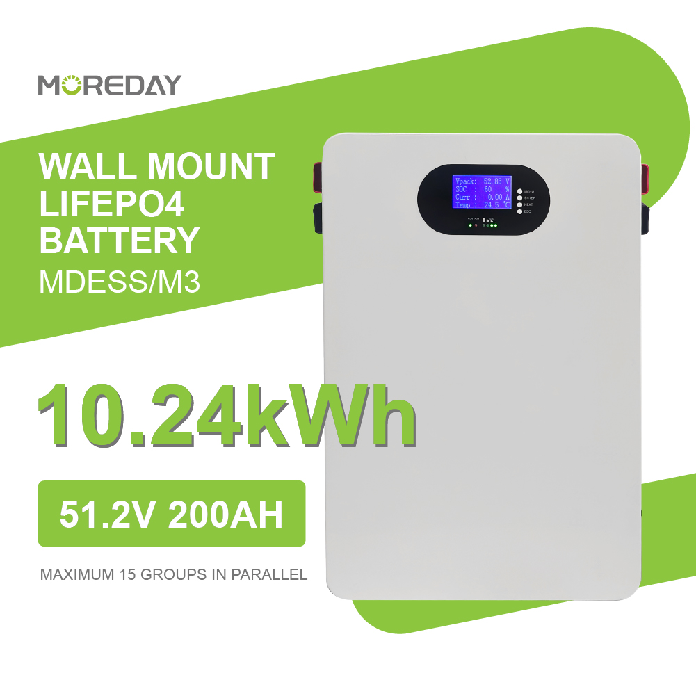 Home Battery Storage System Lithium Energy Storage System for Residential Solar Homes 10kWh