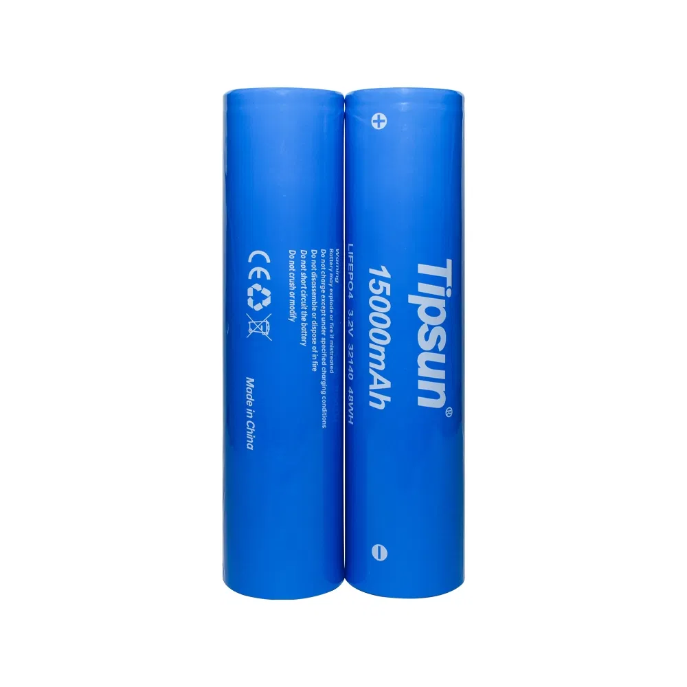 Wholesale Tipsun 32140 LiFePO4 Battery 3.2V 15ah Rechargeable Lithium Iron Phosphate for Electric Vehicles Solar Energy Storage