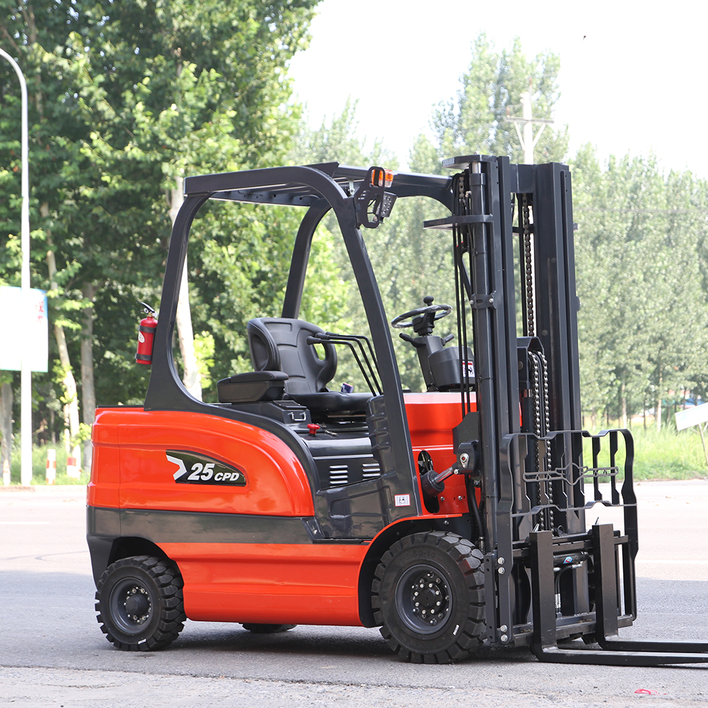 SKY Off Road Forklift 3 Ton Lithium Battery Electric Forklift Long Working Time Forklift For Cargo Handling Logistics