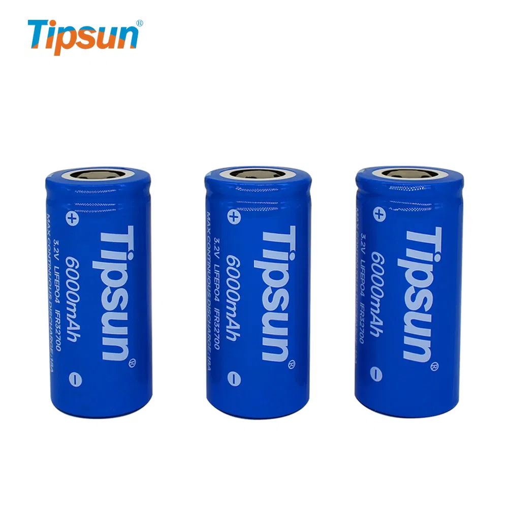 32700 32650 6000mAh Lithium Iron Phosphate 3.2V 6ah 32700 LiFePO4 Cylindrical Cells Battery for Solar Power