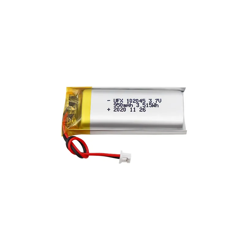 Rechargeable Lithium Battery Ufx102045 3.7V 950mAh for Digital