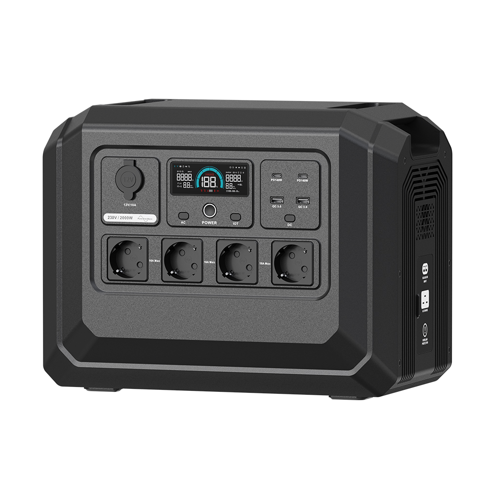 SOUOP S1Lite 2000W Portable Solar Generator 1024Wh LiFePO4 Battery Portable Power Station With APP, Fast Charging