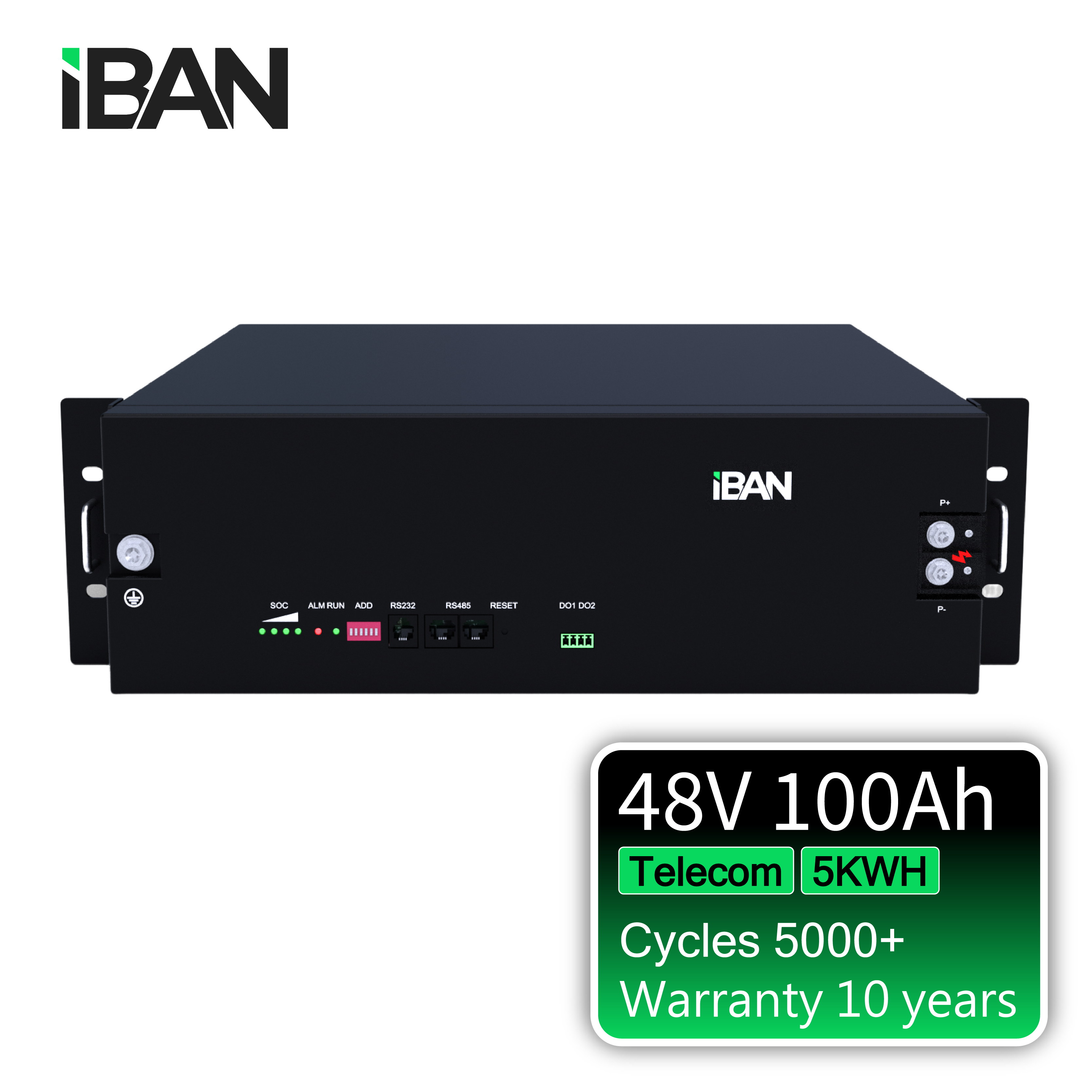 Hot Sales Customized 6000 Cycles 48v 100ah Lithium Ion Battery Telecom Battery Pack