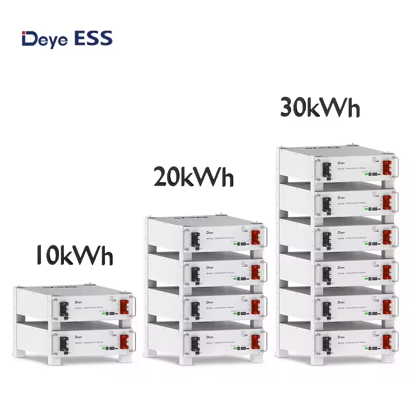 EU Warehouse Deye SE-G5.1 Pro-B Low Voltage Lithium Battery 5kw 10kw 15kw 20kw 51.2V Solar LiFePO4 Battery for Home System