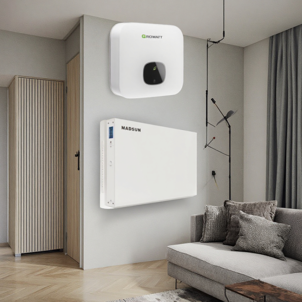 Touch Screen LCD 15kwh Wall Mounted Lithium Ion Battery 51.2V 300AH LiFePO4 Battery Home Energy Storage System