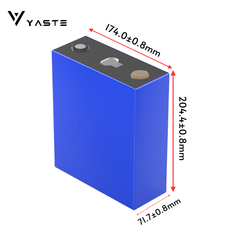 Yaste 3.2V LiFePO4 314Ah Rechargeable Battery DIY 12V 24V 48V RV EV Car Energy Storage 8000 Cycles 6kg