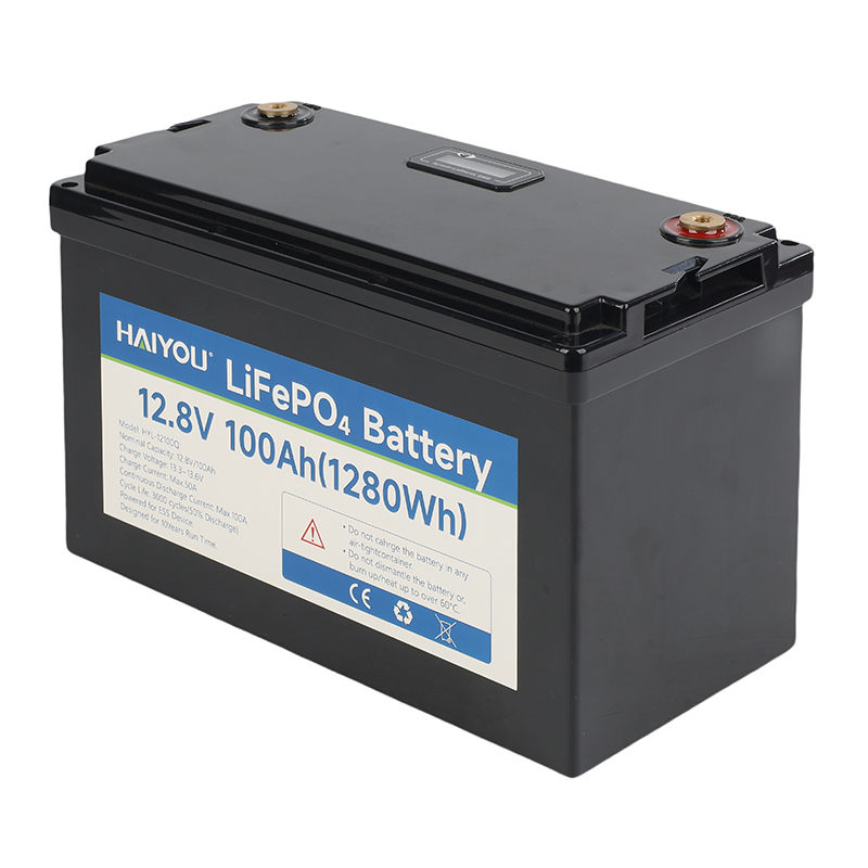 12.8V Lead to Lithium Energy Storage Battery 100AH for Home Communication Base Stations RVs Etc Lithium Ion Batteries Pack