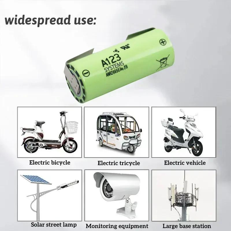 Uli High Power 3.3V26650 Cylindrical Lithium Iron Phosphate Battery 2500mAh Anr26650m1b 3.2V LiFePO4
