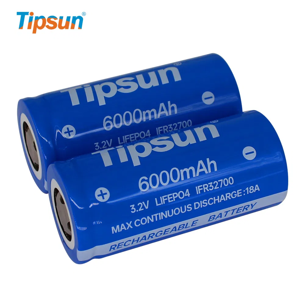 Brand New 32700 6000 mAh Lithium Iron Phosphate 3.2V 6ah 32700 LiFePO4 Cylindrical Cells Battery for Solar System