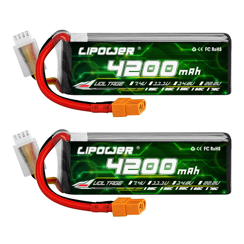 11.1V 3S 4200mAh LiPo Battery 1500mAh 2200mAh 3200mAh 4200mAh 5200mAh 6000mAh 7200mAh 8000mAh 10000mAh RC FPV Battery