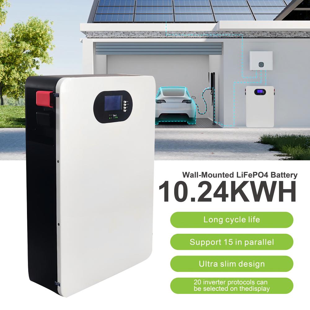 Home Battery Storage System Lithium Energy Storage System for Residential Solar Homes 10kWh