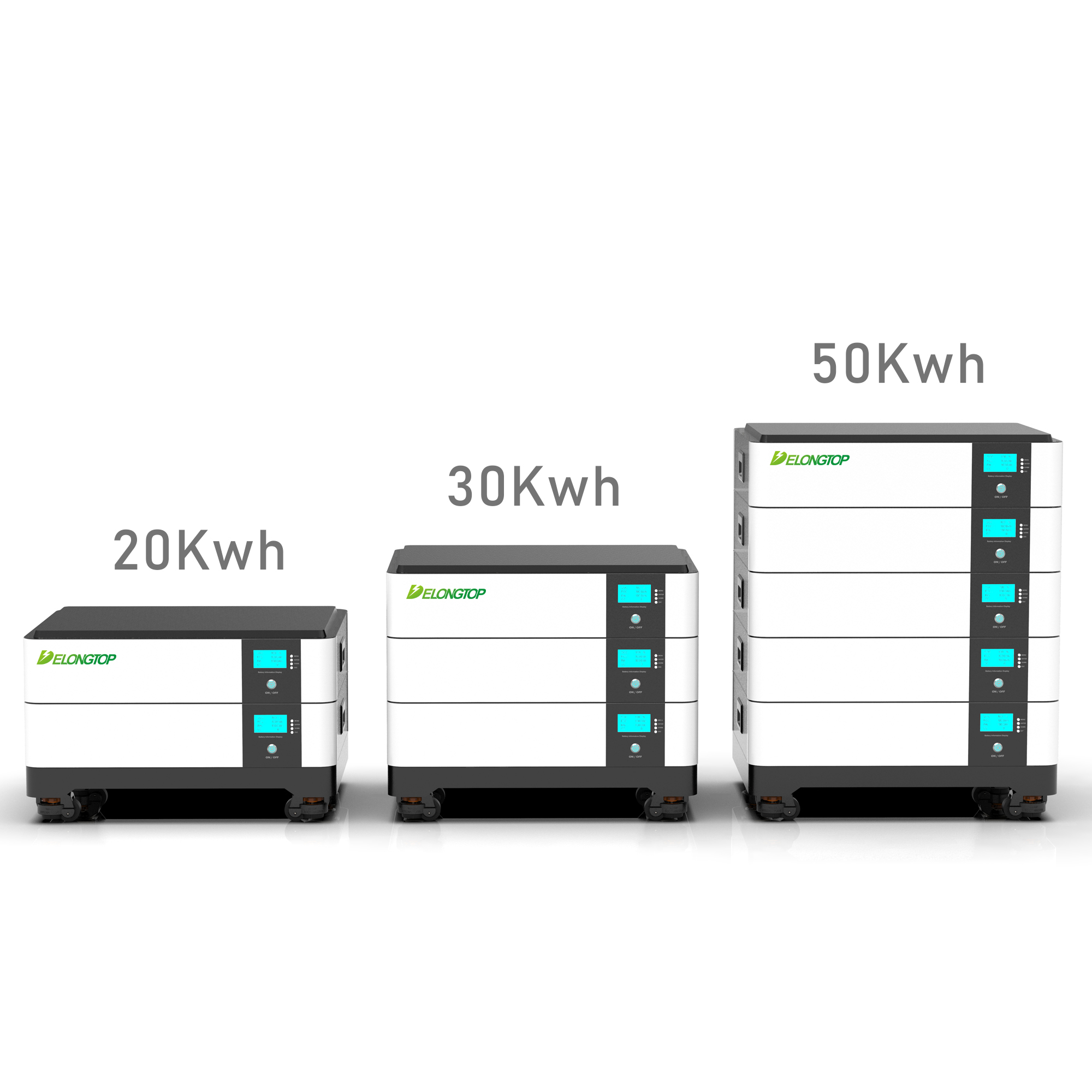 Large Capacity 48V 10KW 20KW 30KW 50KW Lithium Ion Battery Pack Energy Storage Battery And Inverter All In One