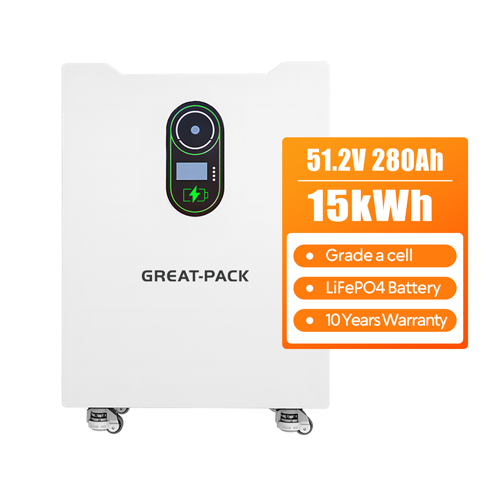 10000 Cycles All in One 15Kwh Lithium Ion Battery 48V 200Ah 300Ah 48V Solar Battery Wall Mounted Battery