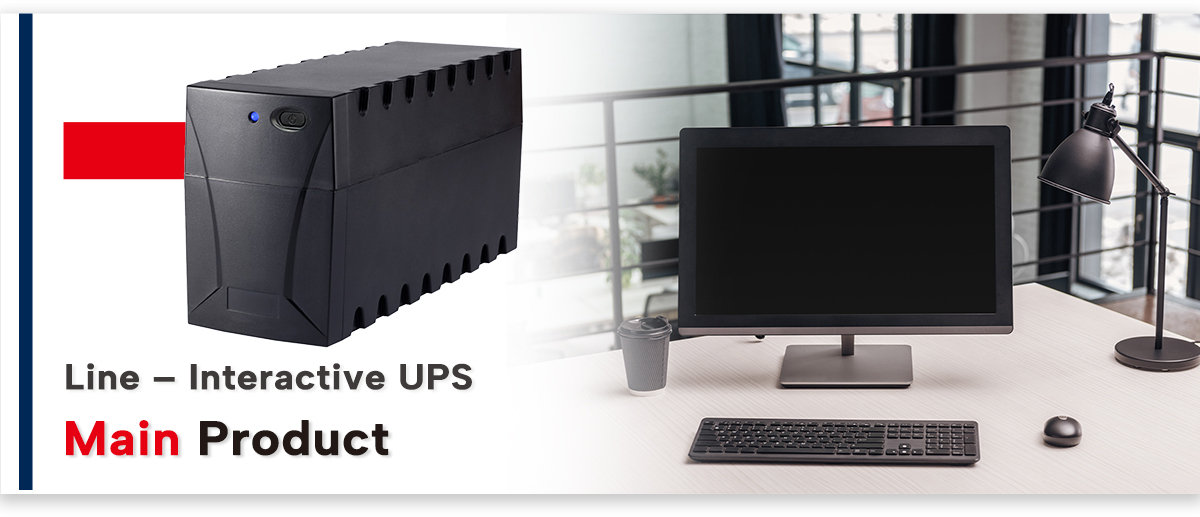 Quiet and Energy Efficient Single-Phase 1KVA-3KVA Pure Sine Wave SPR UPS Line-Interactive with LCD Display and Lead Acid Battery