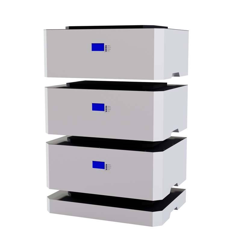 48V 100Ah Split LiFePO4 Lithium Battery Pack IP65 Stackable CAN System for Home Appliance UPS Solar Vehicles Hybrid Grid