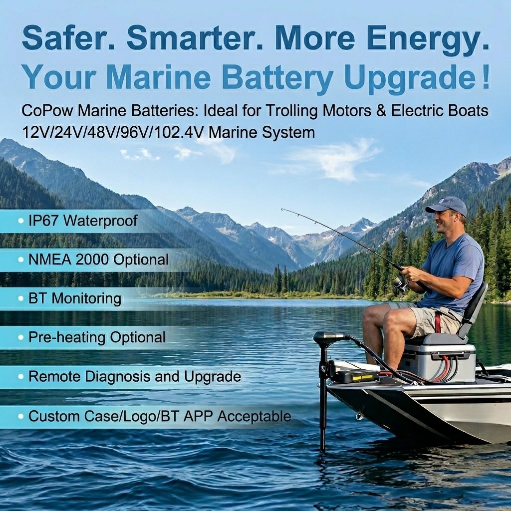 12V 50Ah 100Ah 105Ah 150Ah 200Ah 300Ah 10-Year Warranty BMS LiFePO4 Battery Solar/RV/Marine 6000+ Cycles 12.8V Lithium Battery