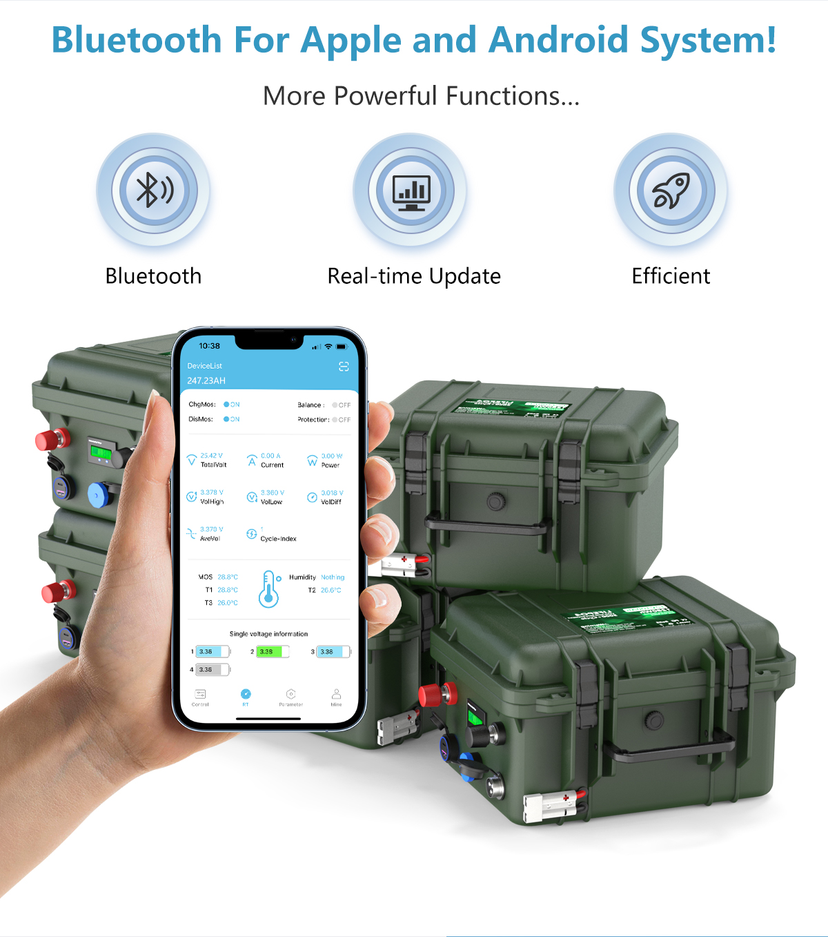 CERRNSS 12v 100ah 200AH Waterproof Suitcase Battery 1200w Rechargeable Outdoor Camping Portable Power Station with Solar