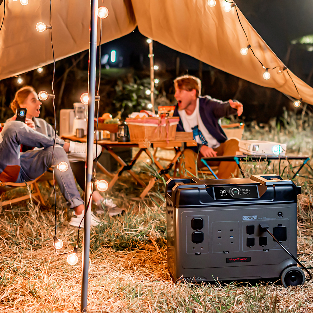 Hot Sale 5kwh Portable Lithium Battery Outdoor Power Station Camping MPPT Controller Rechargeable Lithium Battery