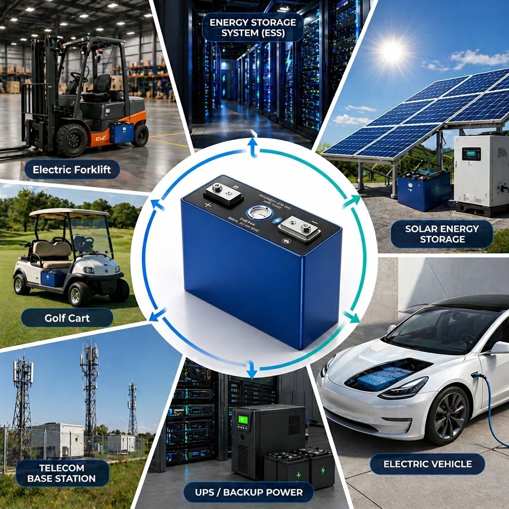 NMC Battery Cell Scene