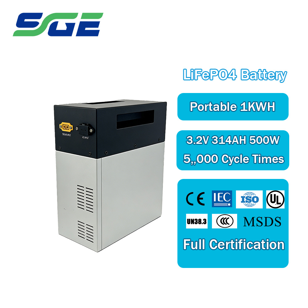 High Performance Portable Power Station 3.2V 314AH 500W with LiFePO4 Battery IP22 Protection for Outdoor Camping Power Supply