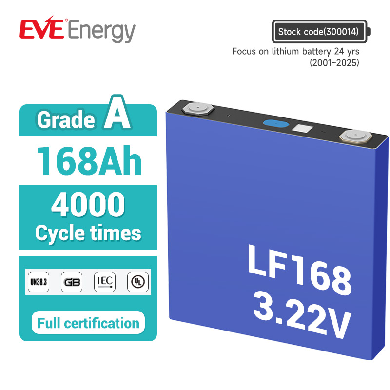 EVE LF168 168ah 3.2V Lifepo4 Battery Electric Vehicle Battery Lithium Ion Cell Power System 72v 168ah Lifepo4