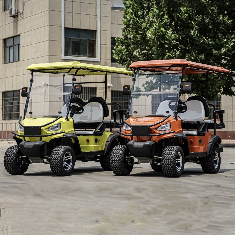New Electric Golf Cart 4 Seater Lithium Battery 48V with 30Km/h Speed and 70-90km Range