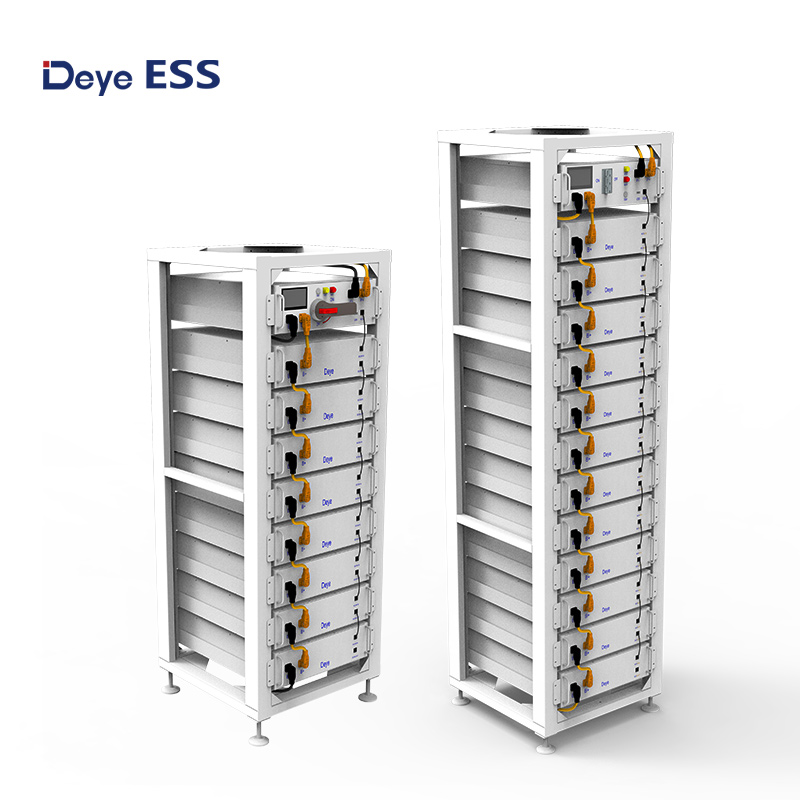 Deye BOS-G LiFePO4 Battery 5kwh 100Ah 51.2V 10kw 15kw 20kw 30kw High Voltage Energy Storage Lithium Battery for EU Warehouse