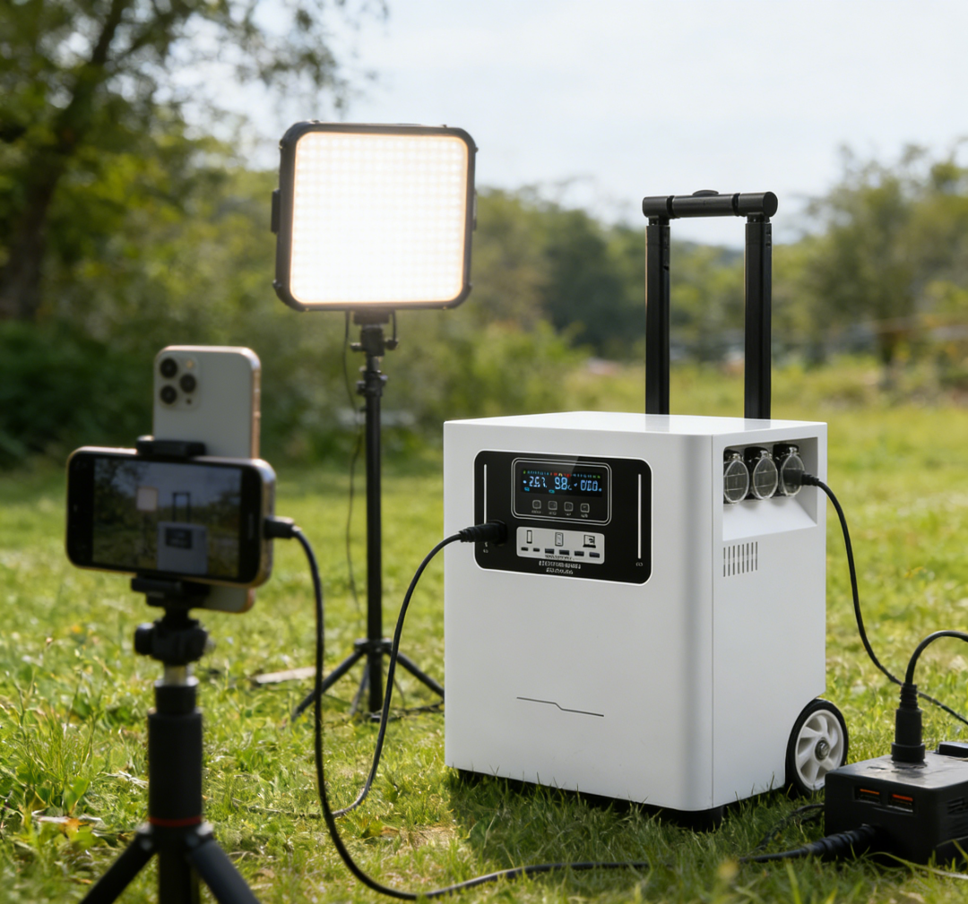 3.5KWH 5.3KWH Portable Solar Power Station Lithium Ion Battery with Pure Sine Wave Inverter for Outdoor Use