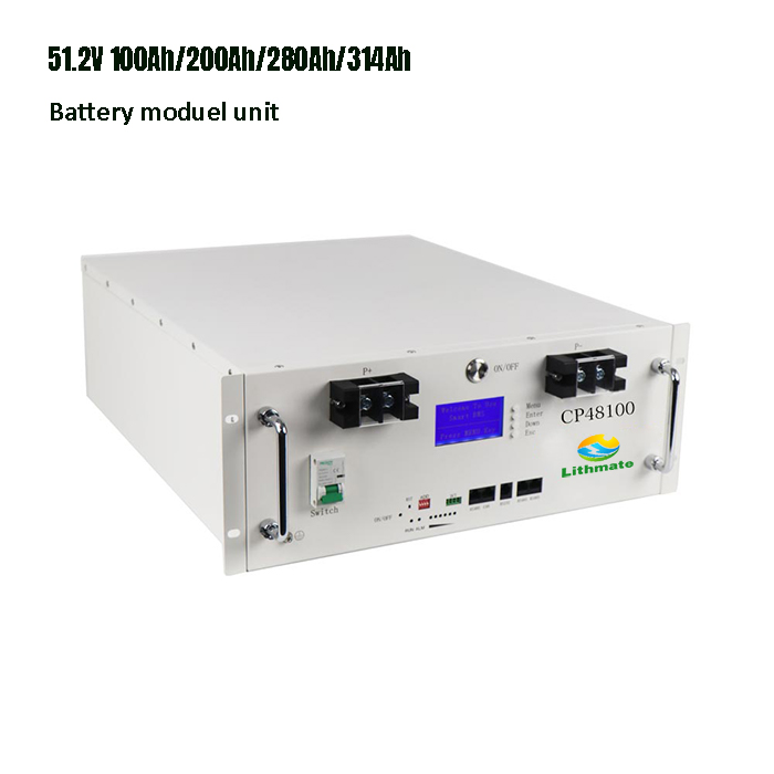 51.2V Solar System Home Energy Storage 48V 100Ah LiFePO4 5Kwh Lithium Battery